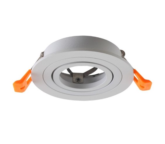 Светильник Точечный Врезной MR16 GU10 Белый D92х30(75)мм IP20 Crystal Lux