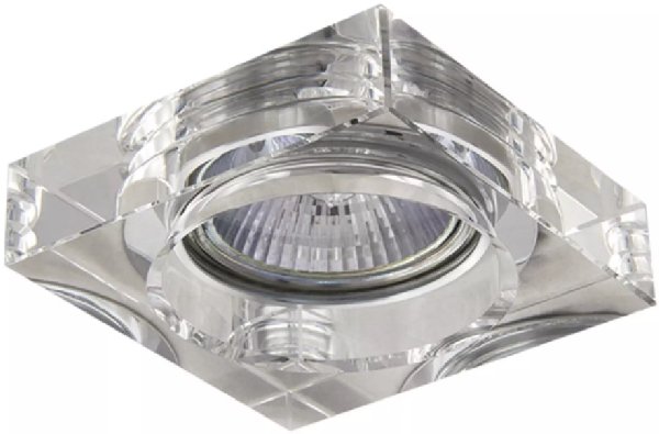 Светильник Точечный Врезной Gu5.3/GU10 Прозрачный 80х80х25 IP20 Lui mini Lightstar