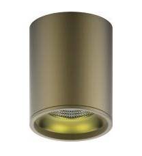 Светильник Накладной Цилиндр LED 1х12Вт 3000К Кофе-Золото 79x100мм 105º IP 20 Gauss