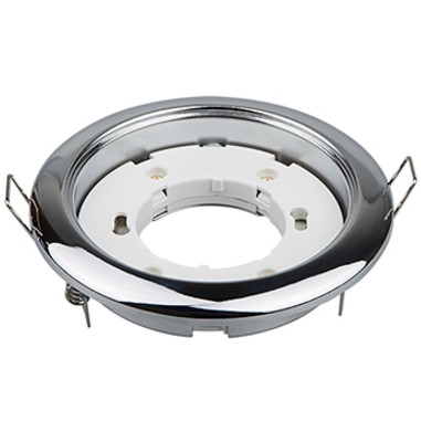 Светильник Точечный Врезной GX53 Хром D100х18мм  IP20 GX53R-mini IN HOME