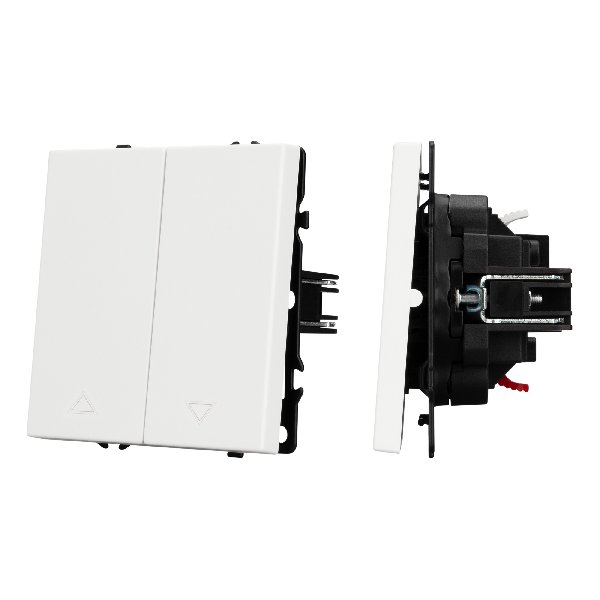Механизм выключателя управления шторами SWT-NOBE-MKR2-SFPL-WH (230V, 10A) (Arlight, Белый кварц)