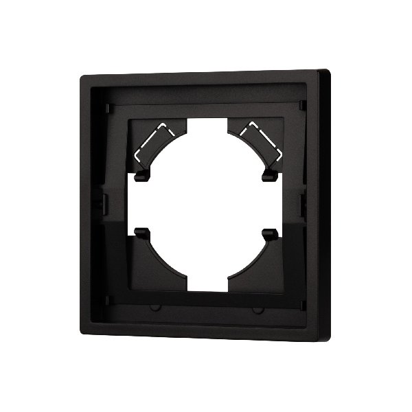 Рамка пластиковая FRM-TENDO-PL-1-BK (Arlight, Черный)