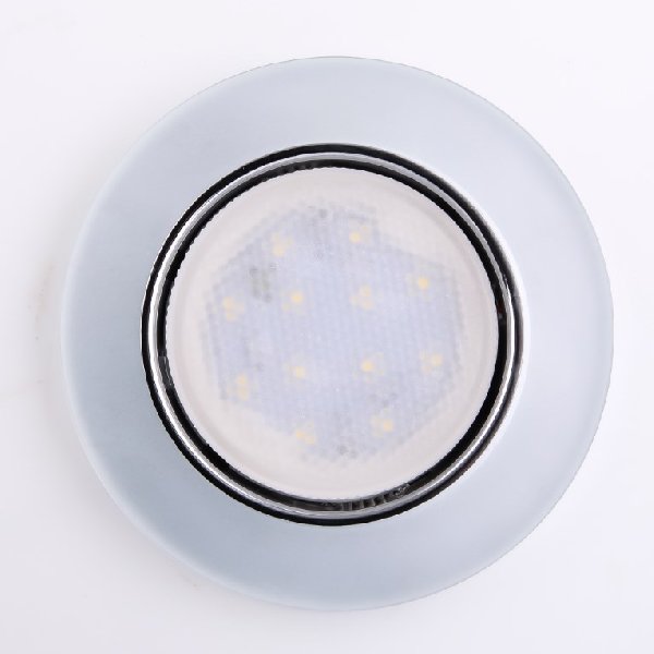 Светильник Точечный ДекорСтекло GX53+LED Матовый D120х10мм  IP20 GX001L-M1 LBT