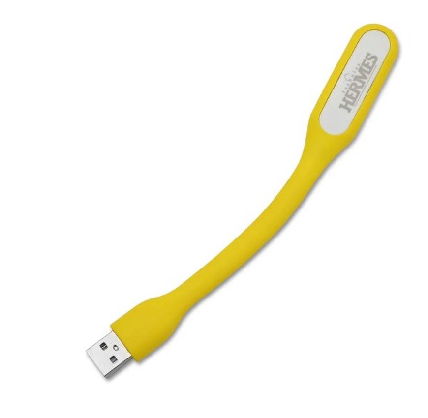 Фонарь Подсветка Клавиатуры 6 LED Пластик Жёлтый USB 1,2Вт HT-LL65