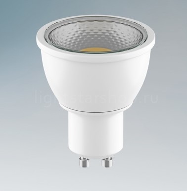 Лампа LED GU10 MR16 220В    7,0Вт 4200К D50x58мм Прозрачная колба 60º 550Лм - LS