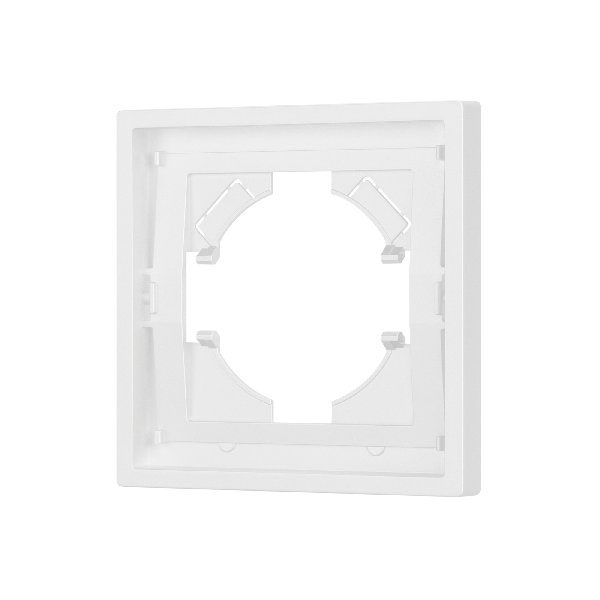 Рамка пластиковая FRM-TENDO-PL-1-WH (Arlight, Белый)