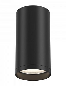 Светильник Накладной Цилиндр GU10 Черный FOCUS S C052CL-01B Maytoni