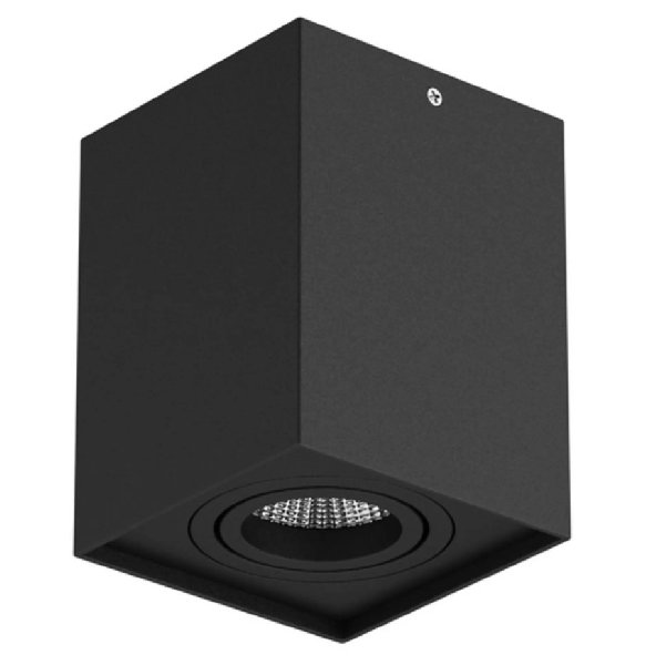 Светильник Точечный Накладной GU10 Черный 127х98х98 IP20 Rettango Lightstar