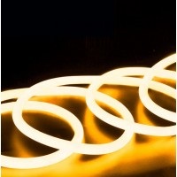 Гибкий Неон 220В 2жил 18Вт/м 3000К 144LED SMD3535 Белый ПВХ 16х16 IP65 50м Рез 20см REDIGLE