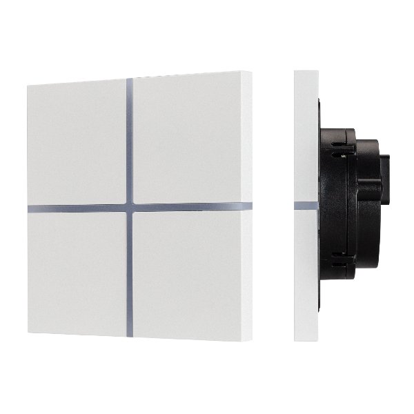 INTELLIGENT ARLIGHT Сенсорная панель KNX-304-13-IN White (BUS, Frameless) (IARL, IP20 Металл, 2 года