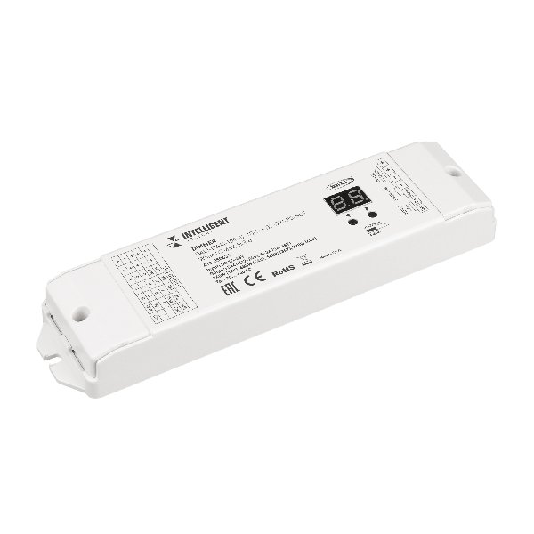 INTELLIGENT ARLIGHT Диммер DALI-PWM-105-82-1G-SH-D2-DRI-PS-SUF White (12-48V, 5x3A) (IARL, IP20 Плас