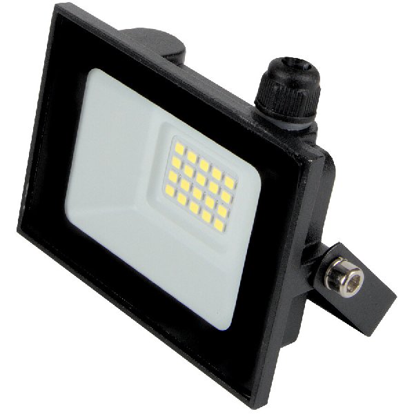 Прожектор LED   20Вт 6500К 120º 1800Лм 114х85х23мм IP65 Черный General