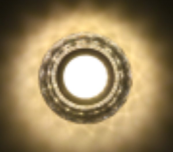 Светильник Точечный ДекорСтекло MR16+LED 1х50Вт GU5.3  Серебро D105х35мм  IP20 Y1581L LBT