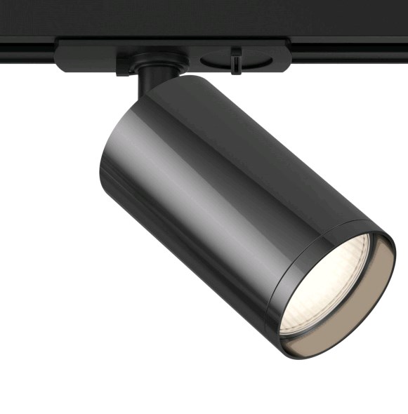 Светильник Трековый 2 TRA MR16 GU10 Черный Focus S Maytoni