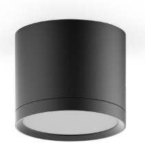 Светильник Накладной Цилиндр LED 1х10Вт 3000К Черный 88x75мм 105º IP 20 Gauss