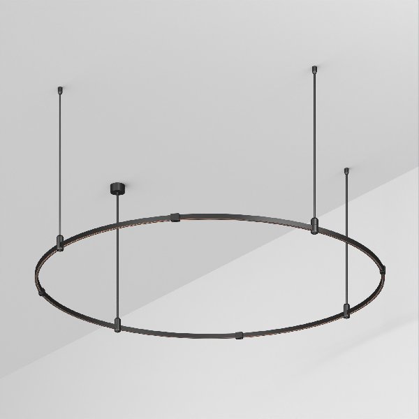 Основание ART-APRIORI-ROUND-ROD-800-R1800 (BK) (Arlight, IP20 Металл, 3 года)