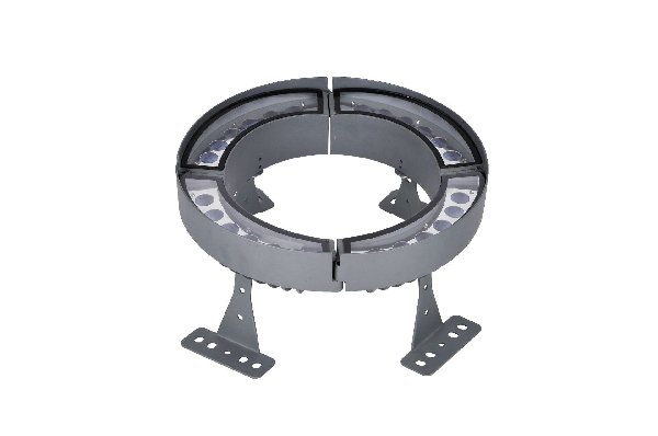 Светильник Газонный Кольцевой LED 24В 5х18Вт 3000K Песочно-серый D490х170мм Аллюминий IP65 BiLight