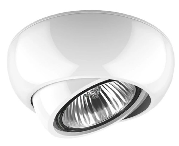 Светильник Точечный Врезной GU10 Белый 85х85х30 IP20 Ocula Lightstar