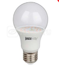 Лампа светодиодная PPG A60 Agro 9Вт A60 грушевидная прозрачная E27 IP20 для растений clear JazzWay 