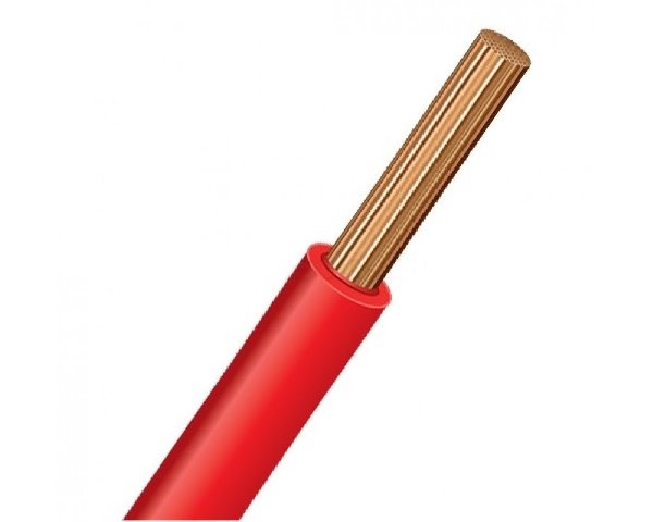 Провод ПуГВ Медь 1х 1,5 Круглый Многопроволочный Красный ГОСТ