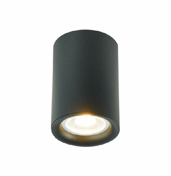 Светильник Точечный Накладной 1х50Вт GU10 D65х93мм IP20 Черный ST-Luce
