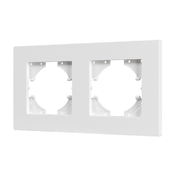Рамка пластиковая FRM-PERIO-PL-2-WH (Arlight, -)