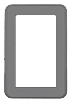 Рамка пластиковая FRM-VERSA-PL-D-GR (Arlight, -)