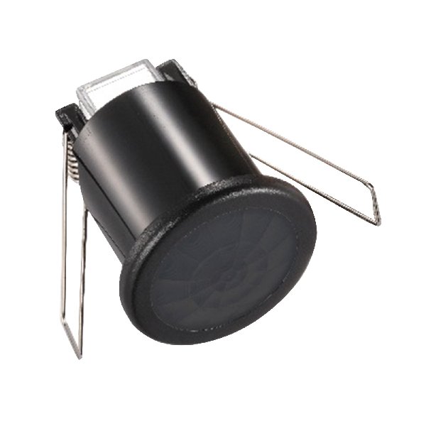 Датчик движения NAVE-PIR-BUILT-R50-400W-BK (230V, 0.6A, MINI, IP20) (Arlight, Пластик, 5 лет)