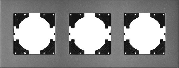 Рамка алюминиевая FRM-AKIRY-SFAL-3-SR (Arlight, -)