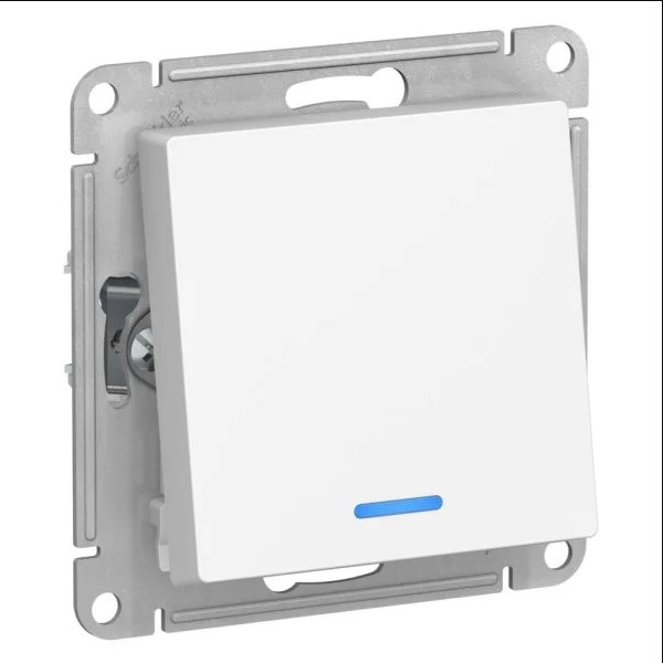 Переключатель В Рамку Одноклавишный С Подсветкой Лотос IP20 10А 250В ATLASDESIGN SE