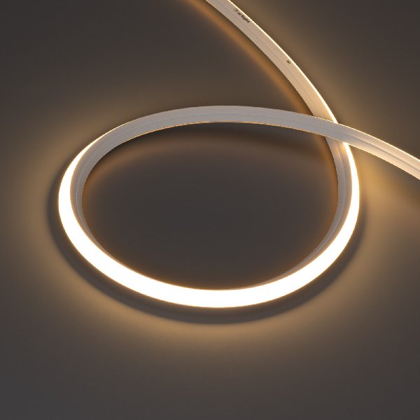Лента герметичная MOONLIGHT-3D-X544-10x10mm 24V Warm3000 (8 W/m, IP67, 5m, wire x1) (Arlight, Вывод 