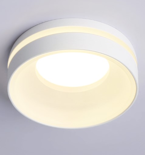 Светильник Точечный Врезной MR16 1х50Вт GU5.3 Белый+Акрил IP20 TN3305  Ambrella light