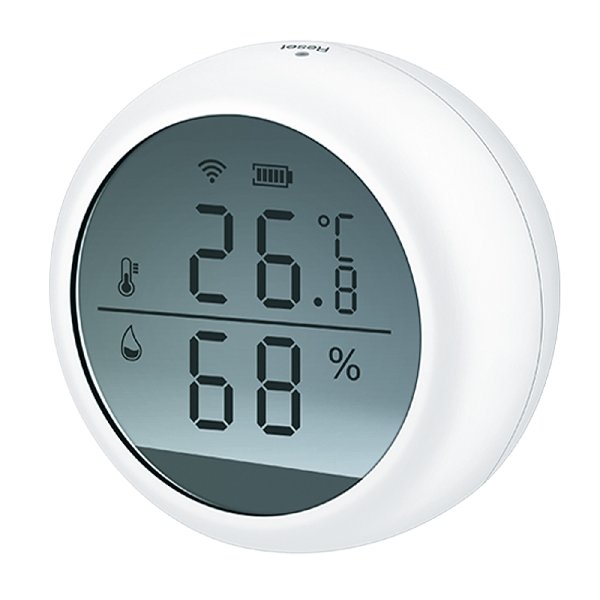 Умный датчик температуры и влажности Wi-Fi Экран 2хААА/MicroUSB Приложение UnielSmart Uniel