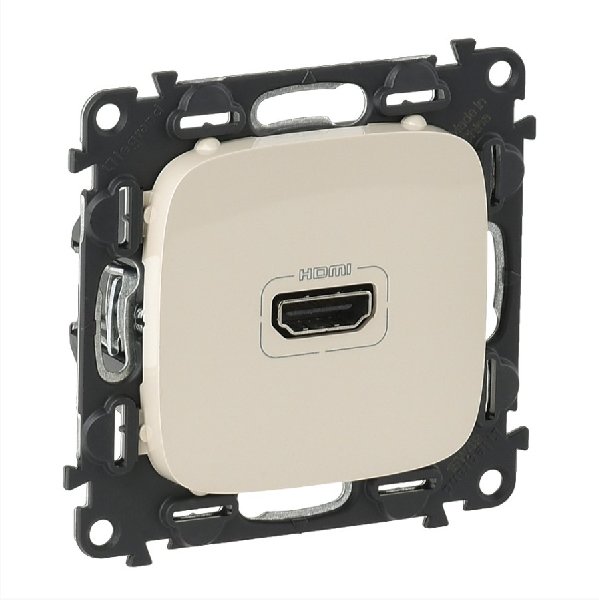 Розетка HDMI В Рамку Одинарная Слоновая Кость IP20 ALLURE Legrand