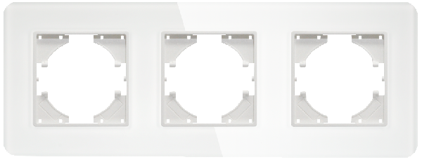 Рамка стеклянная FRM-OMALI-GS-3-WH (Arlight, -)
