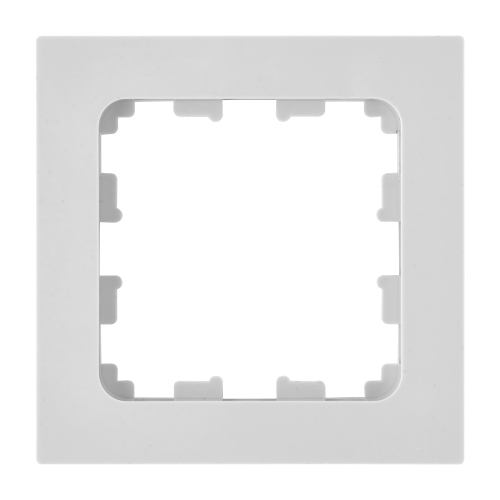 Рамка  1 Пост Универсальная Белый глянцевый  ASTRUM Bylectrica