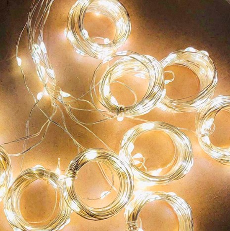 Гирлянда LED 220В IP20 Статич. Занавес Роса   3х3м Бел/Хол 300 провод Бел. Indoor Svetlon