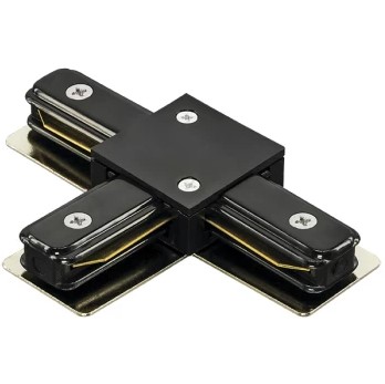 Коннектор T - образный для трека 2 TRA Черный BARRA Lightstar