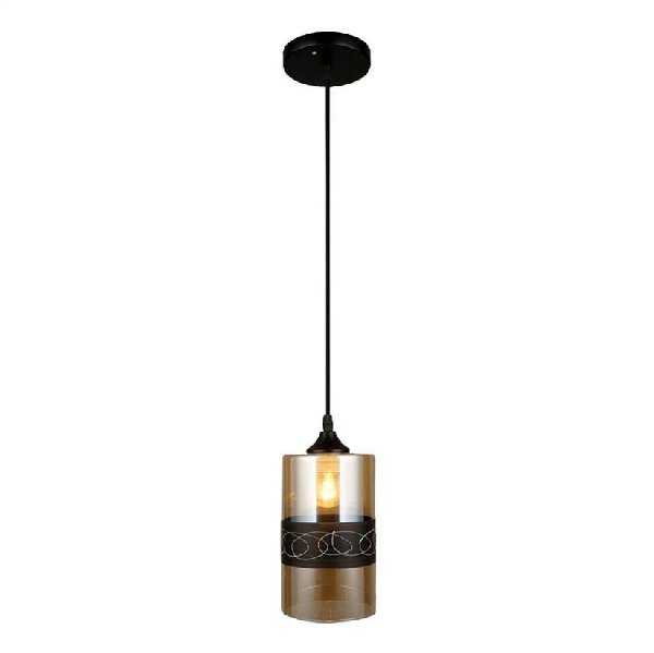Подвесной светильник Escada 457/1S E27*60W Black 120х120х700