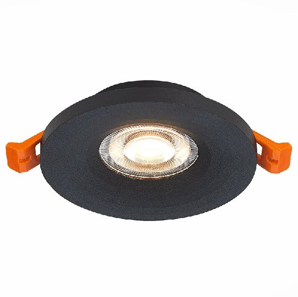 Светильник Точечный Врезной MR16 1х50Вт GU10  Черный D95х27мм IP20  ST Luce