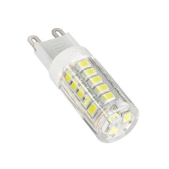 Лампа LED G9 Капсула 220В    6Вт 6500К D15х50мм Прозрачная колба 320º 350Лм L-A001 LBT