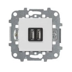 Механизм USB зарядного устройства 2М 2х750мА / 1х1500мА Zenit ABB