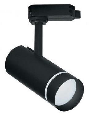 Светильник Трековый 2 TRA LED   12Вт Черный 4000K Симм. 80º 1080Лм D55х85х190мм Feron
