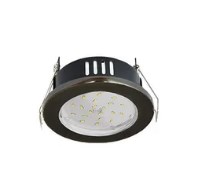 Светильник Точечный Врезной GX53 Черный Хром D98х55мм IP65 ECOLA