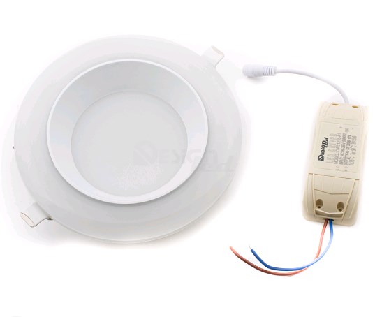 Светильник Даунлайт Круг LED   12Вт Белый 4500K Симм. 90º 900Лм D160х65 Energy