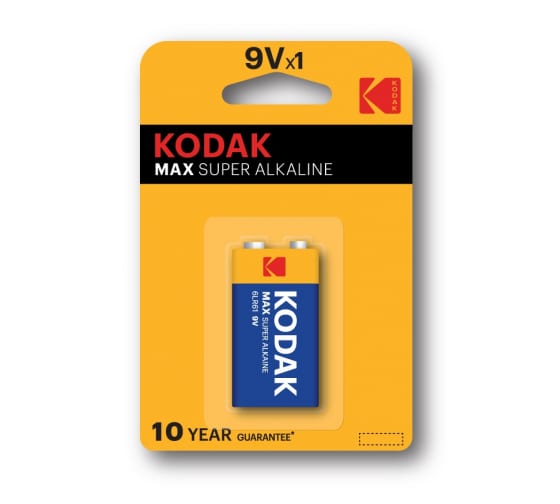 Элемент питания 6LR61 (крона) Щелочной 9В BL1 Kodak