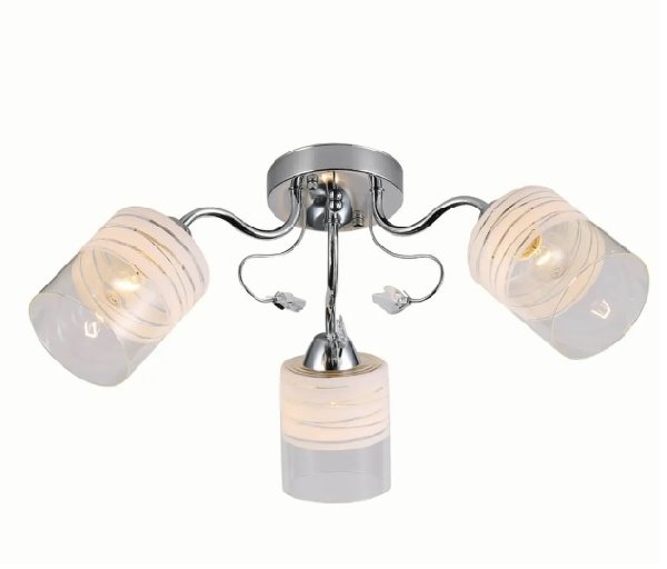 Люстра Rivoli Fabiana 9102-303 3 * Е27 60 Вт модерн ЭРА