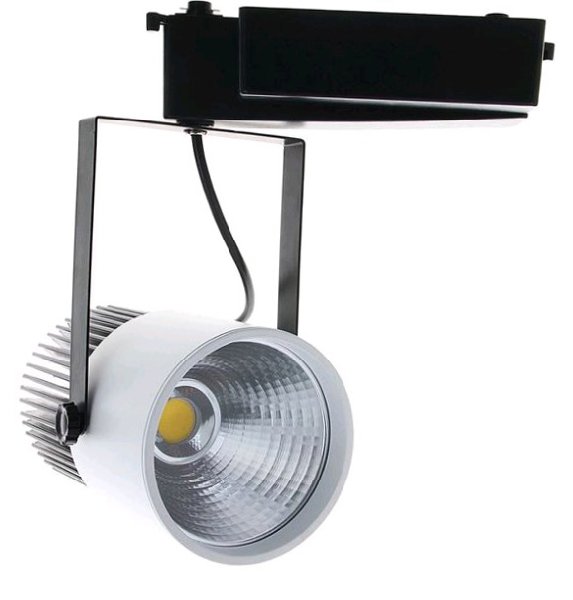 Светильник Трековый 2 TRA LED   40Вт Черный-Белый 4200K Симм. 45º 3200Лм 175х140х115мм SL