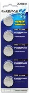 Элемент питания CR2016 Литиевый 3В SAMSUNG PLEOMAX