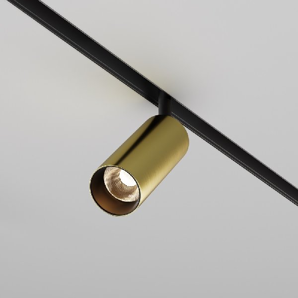 Светильник Трековый Магнит. LED 12Вт 48В 2700-6000К 36º Черный+Латунь IP20 Focus LED Maytoni